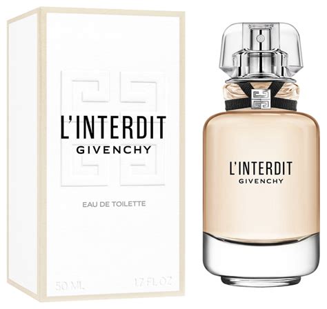 givenchy l'interdit eau de toilette 50 ml|givenchy l'interdit original.